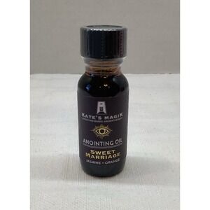 Kate's Magik Sweet Marriage Anointing Oil Jasmine Orange Essential Oil .05oz New